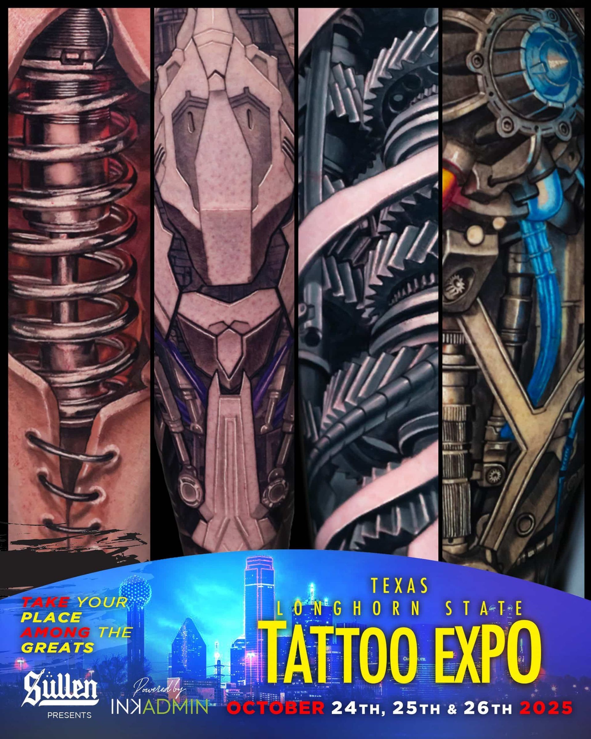 Texas Longhorn State Tattoo Expo – Dallas, TX poster