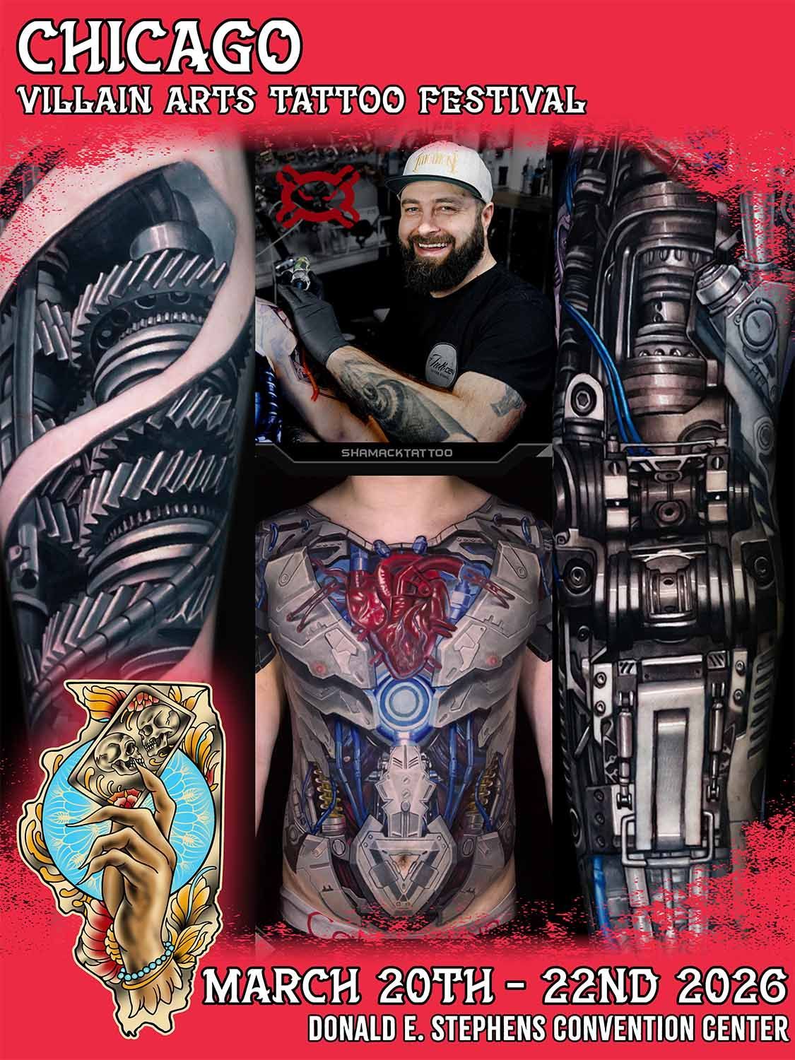 Chicago Tattoo Arts Festival – Rosemont, Illinois poster