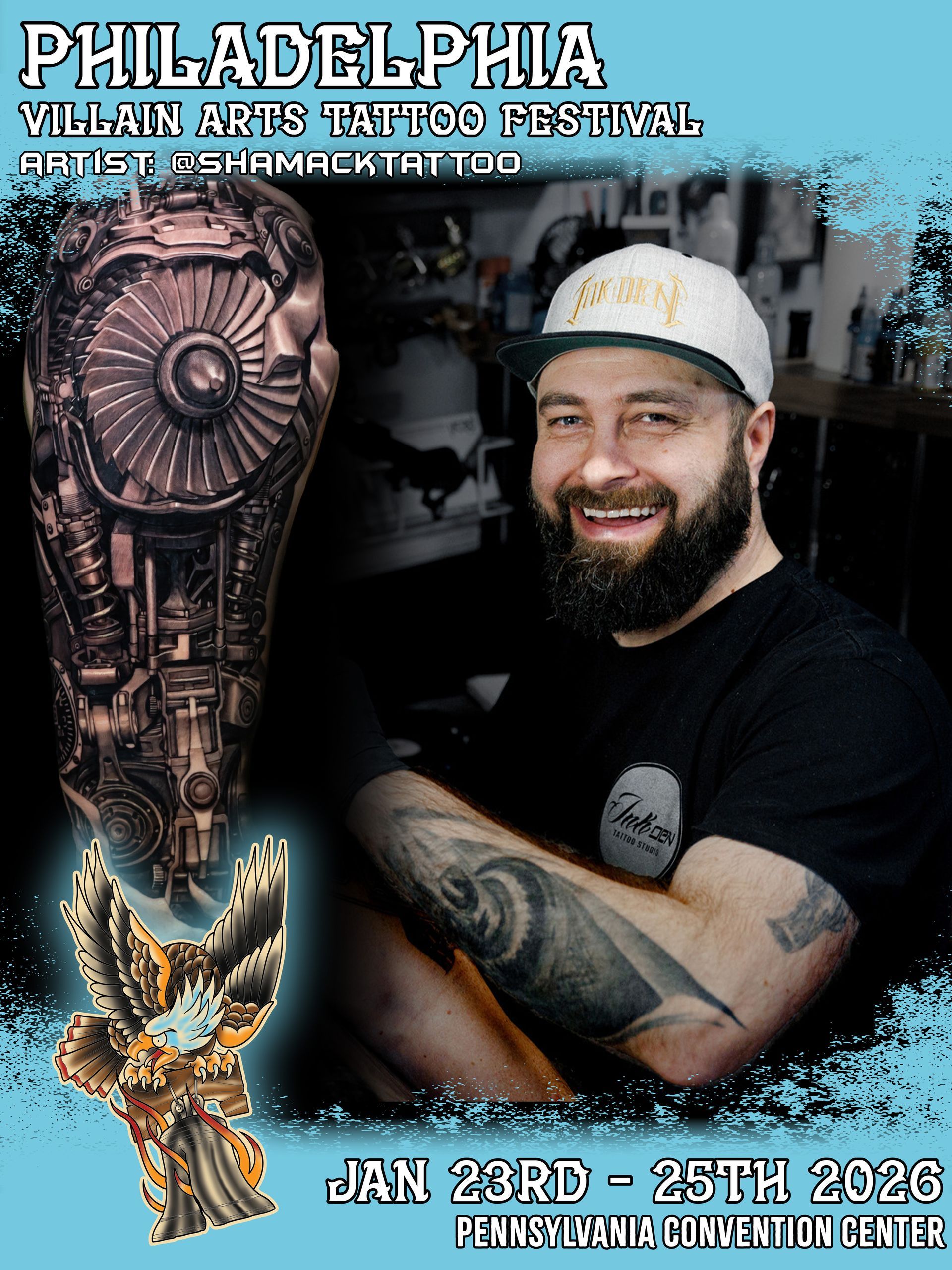 Philadelphia Tattoo Arts Festival, Philadelphia, PA poster