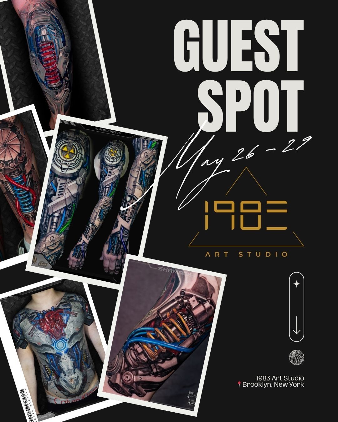1983 Art Studio Guest Spot poster