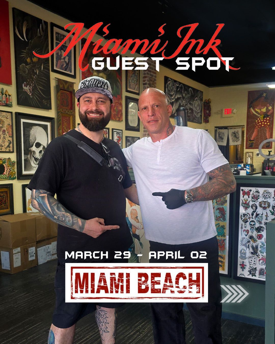 Miami Ink Love Hate Guest Spot – Miami Beach, Florida poster